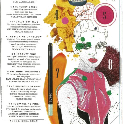 Women fashion illustration by Sarah Beetson