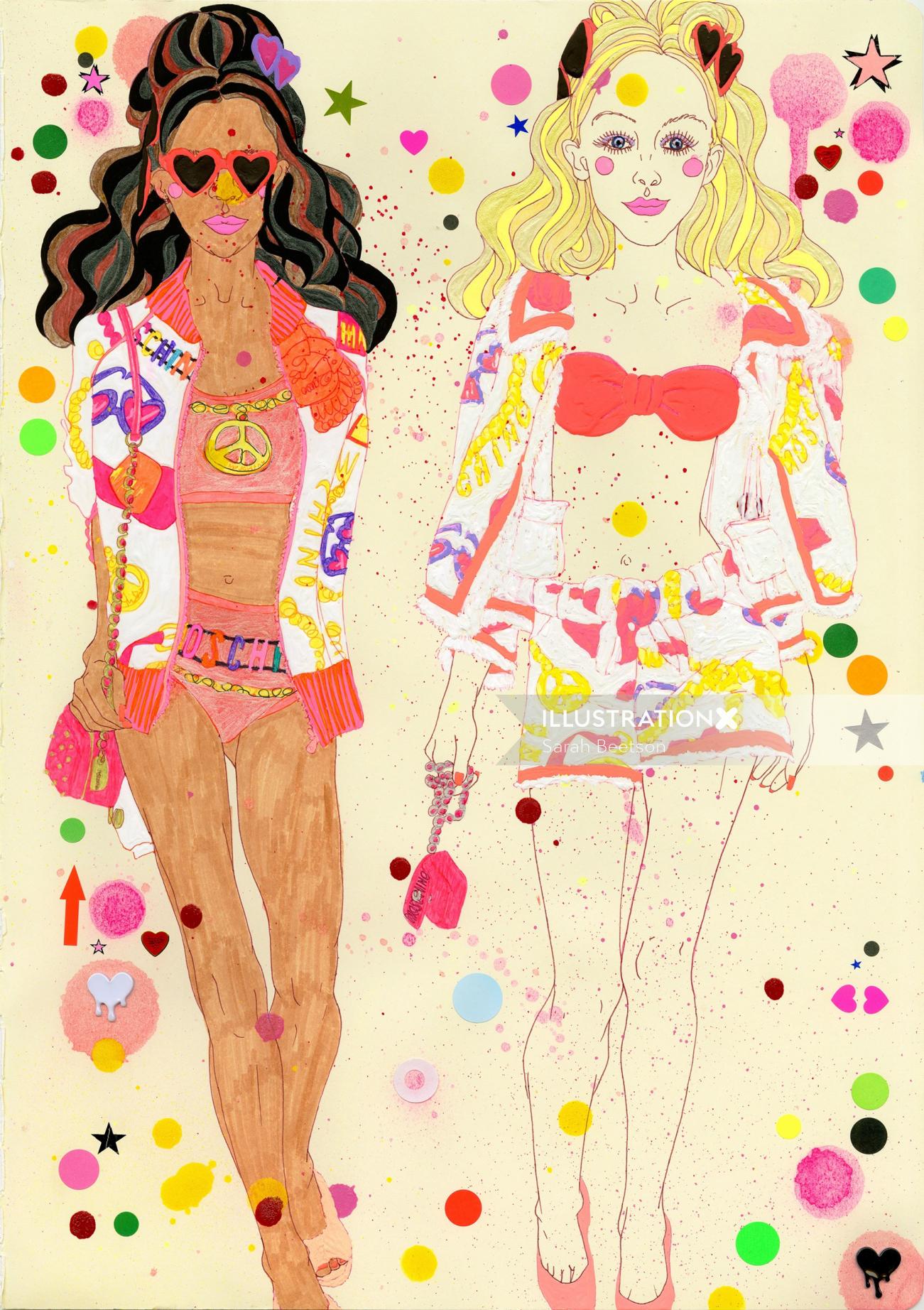 Fashion illustration for Women