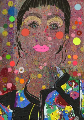 An illustration of Christopher Kane