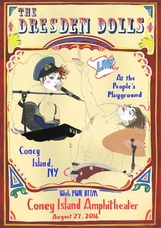 An illustration of the Dresden Dolls