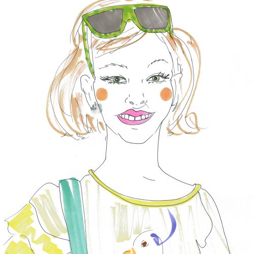 Sarah Beetson Live Event Drawing Loose Illustrator from Australia
