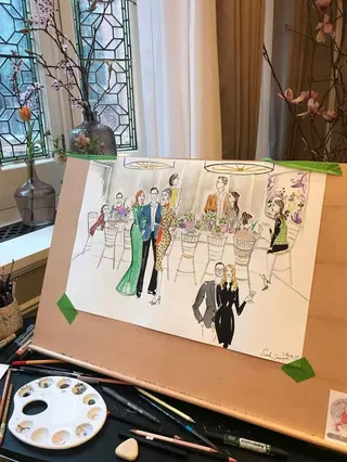 Illustration of luxury intimate event at The Belmond Cadogan