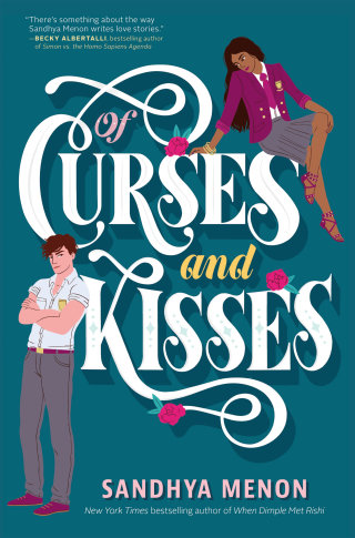 Of Curses And kisses lettering illustration