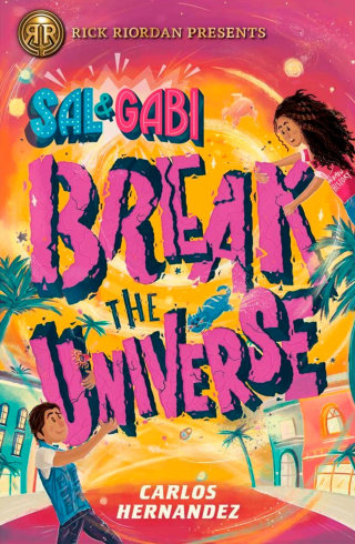 Ilustração de letras de Sal e Gabi Break the Universe