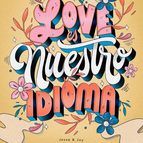 Love Nuestro Idioma lettering illustration 