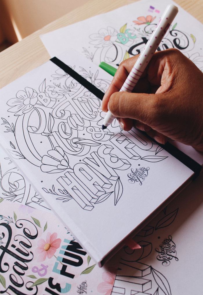 Be Creative & Have Fun hand-lettering 