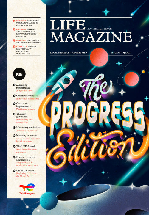 Lettrage The Progress Edition - Life Magazine