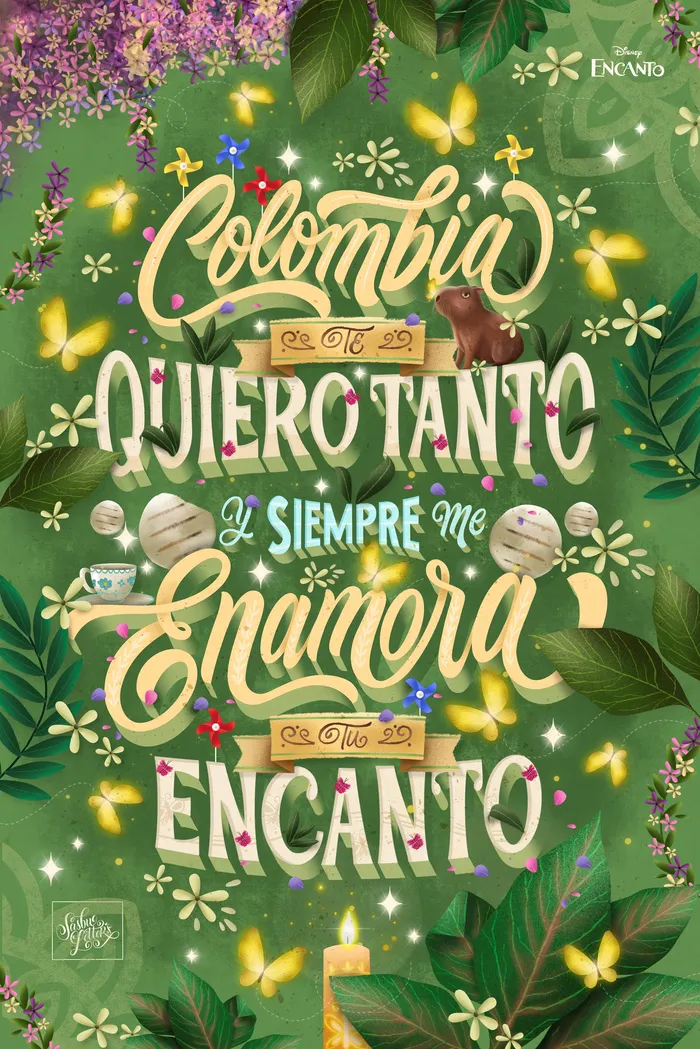 Lettering - Encanto Movie