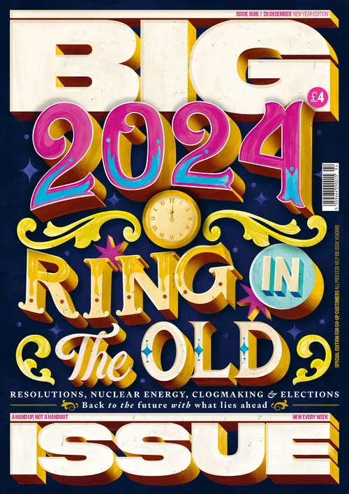 Kreative Titelgestaltung für die britische Ausgabe von Big Issue