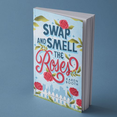 Book jacket art for "Swap and Smell the Roses"