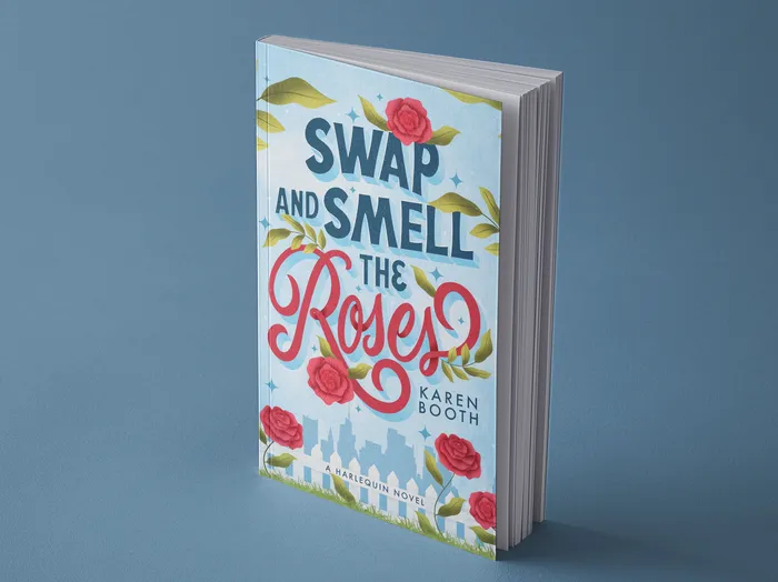 Book jacket art for "Swap and Smell the Roses"