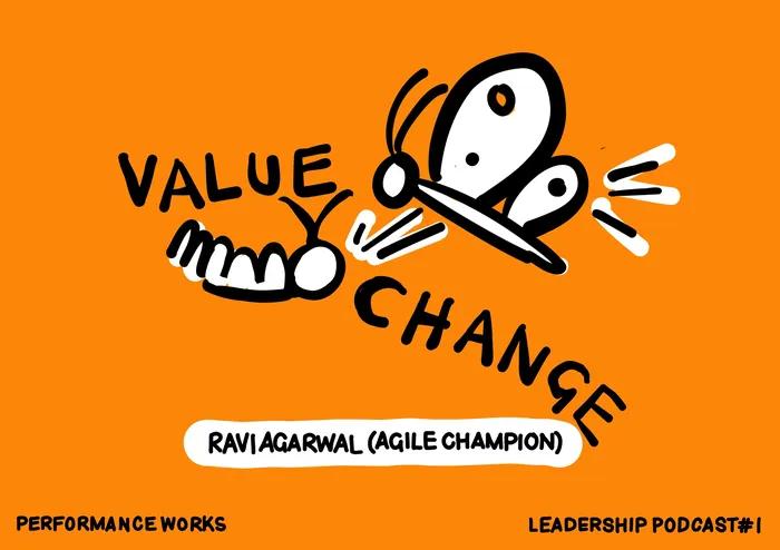 Butterfly and caterpillar illustration representing value change by Scratchy Hen Design