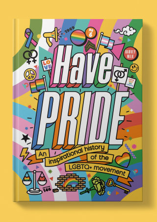 Diseño de portada de libro de Have Pride. 