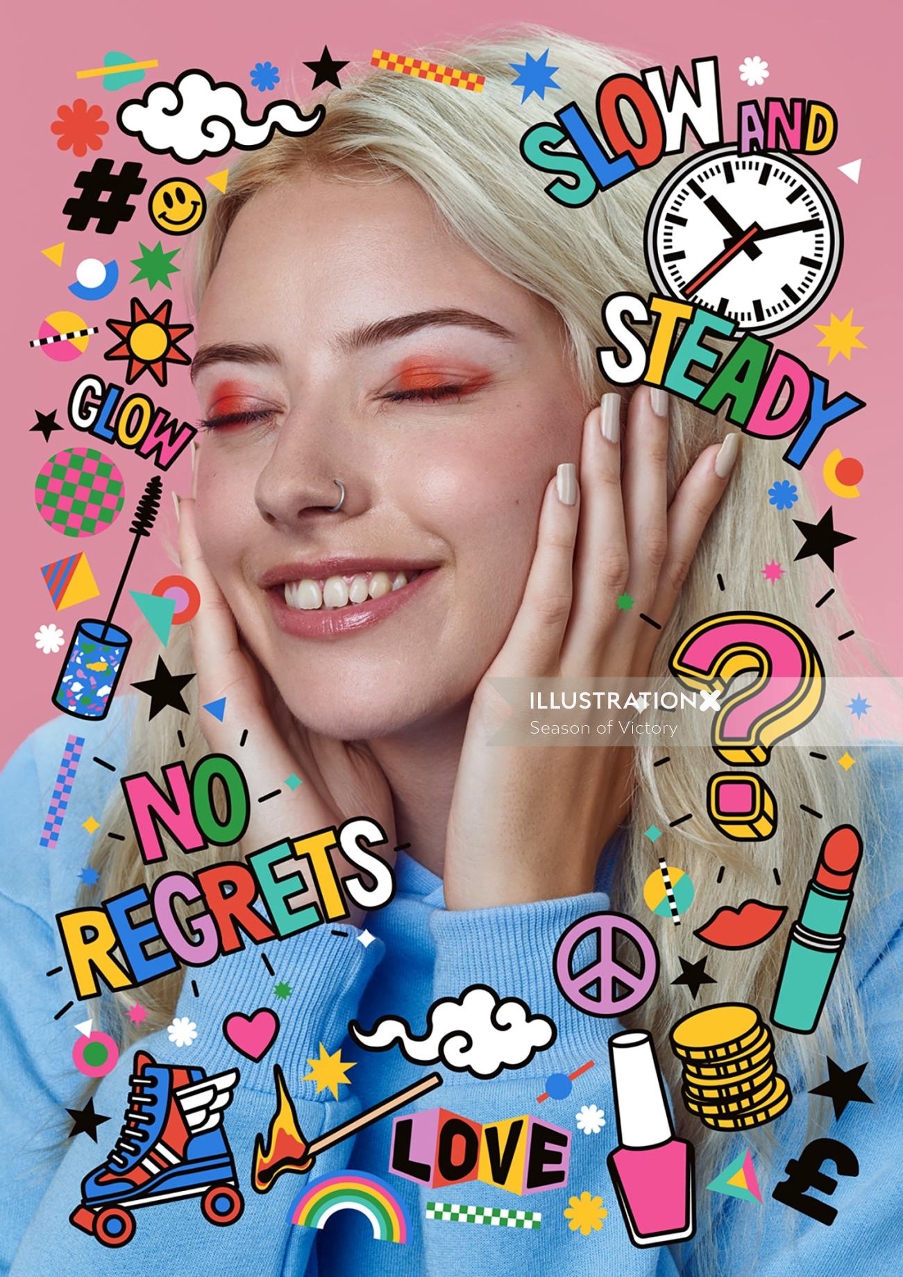 beauty, cosmetics, health & beauty, youth, youth culture, emotions, stickers, geofilters, geofilter,