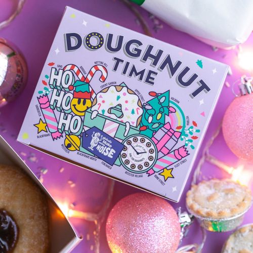 christmas, doughnut, shop, packaging, holiday, merry christmas, doughnut, food, sweets, treats, cand