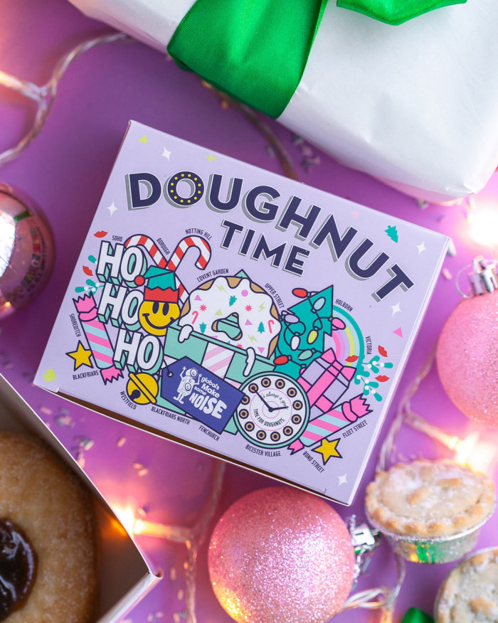 Doughnut Time 假日系列的包装