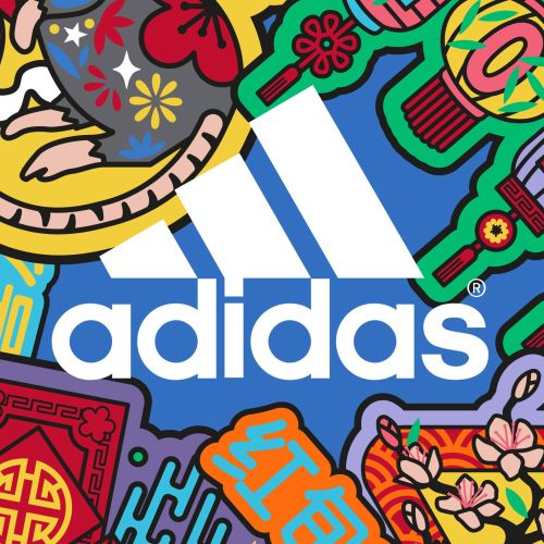 Adidas embroidered patch set for Chinese New Year