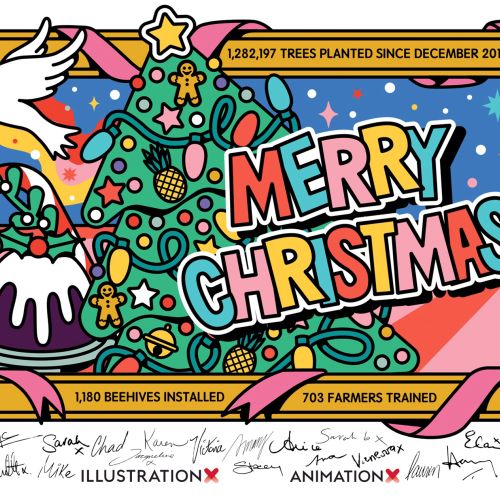 Animation of Christmas Card email 