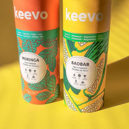 Design of the KEEVO nutrition packaging