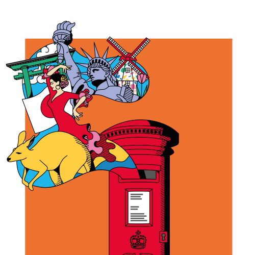 London Spirit - Postbox graphic design