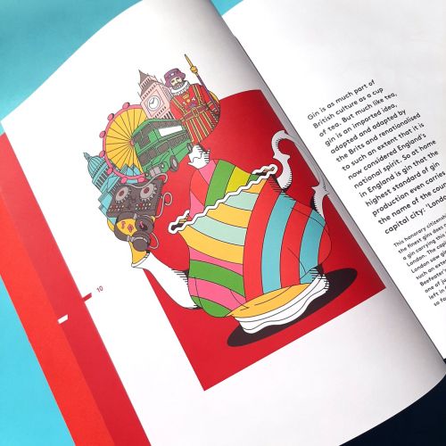 Book illustration of Beefeater Gin - London Spirit