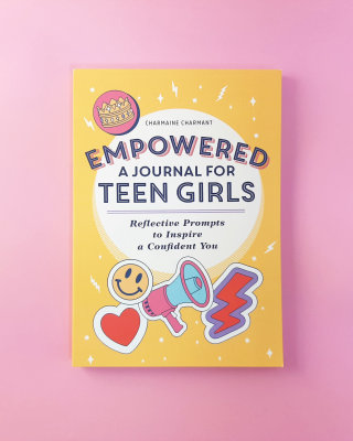 Conception de la couverture du livre « Empowered : A Journal for Teen Girls »