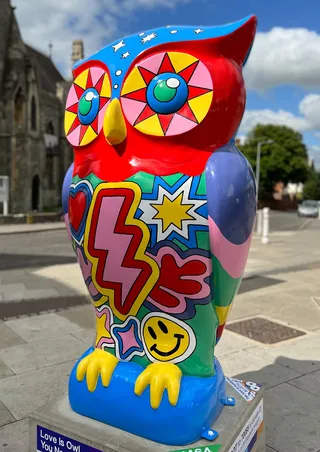 Big Hoot public art sculpture