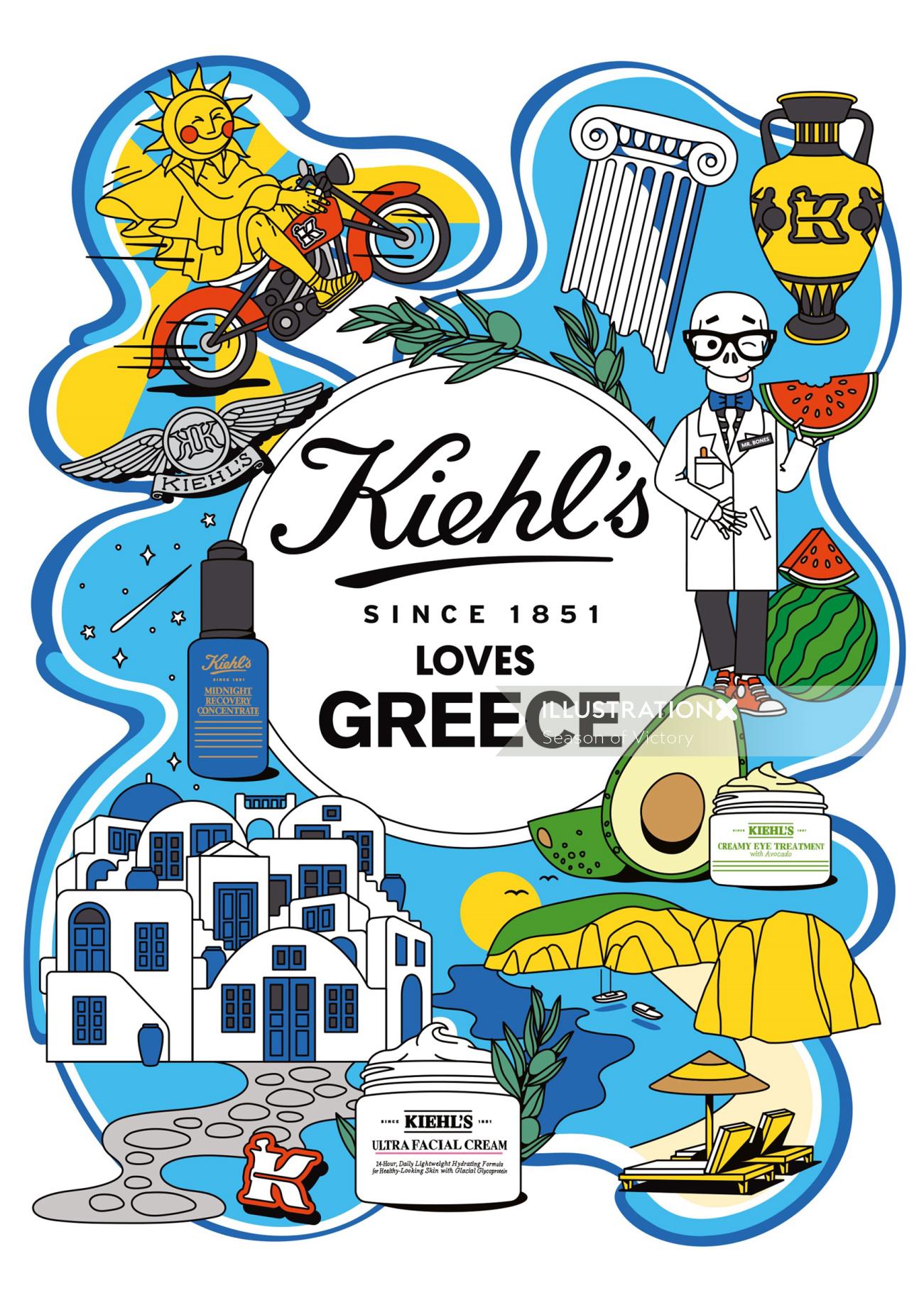 Kiehl’s Loves global campaign poster design