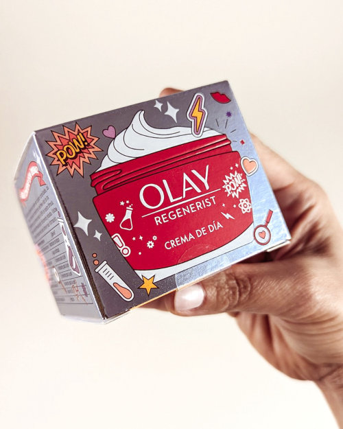 Packaging box of Olay limited edition STEM