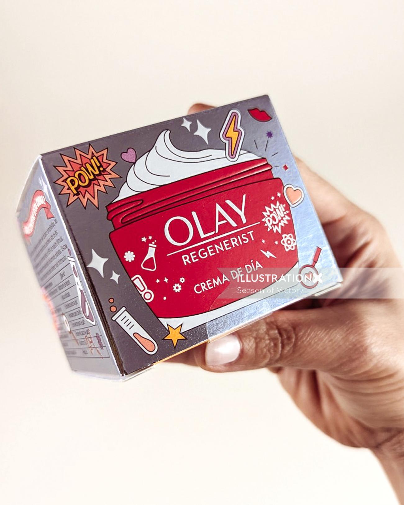Packaging box of Olay limited edition STEM