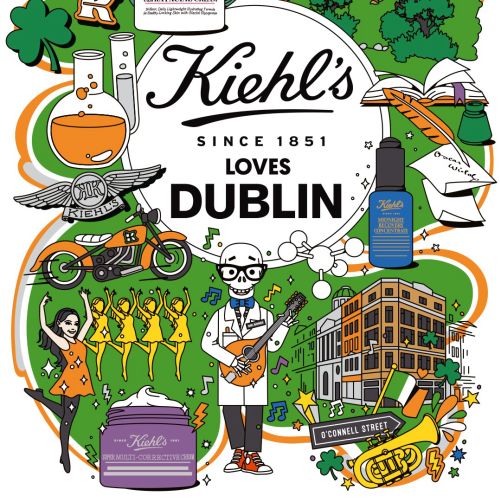 Campaign poster for Kiehl’s Dublin, Ireland