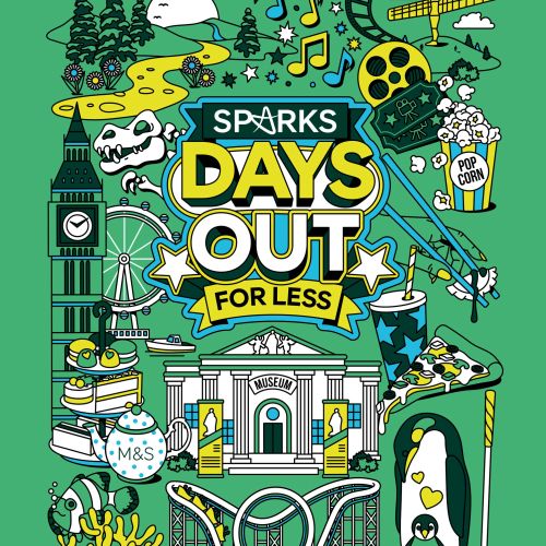 Family-friendly promotional visuals for M&S loyalty scheme