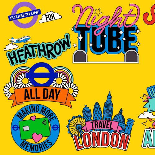 Animated Giphy stickers for Transport for London