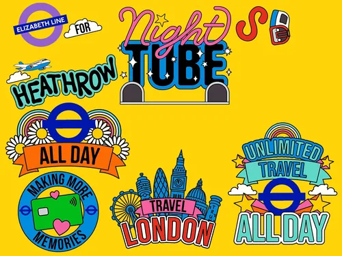 Animated Giphy stickers for Transport for London