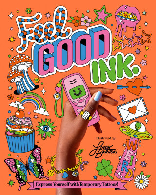 Feel Good Ink – Temporary tattoo book cover design