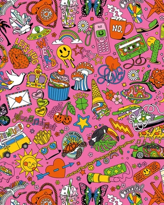 Over 70 vibrant sticker designs for kids' book