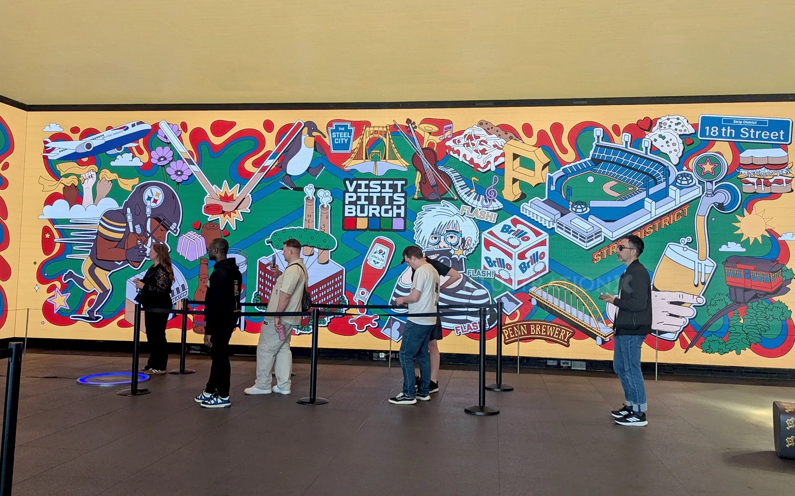 Visit Pittsburgh illustration collaboration project