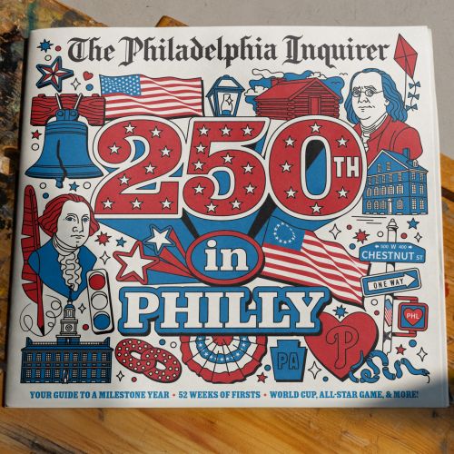 Philadelphia 250th anniversary cover illustration by Season of Victory