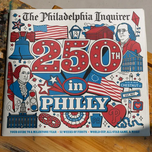 Philadelphia 250th anniversary cover illustration by Season of Victory