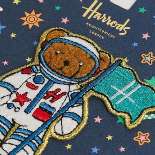 Harrods Astronaut Bear Surface Pattern