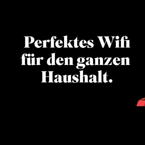 Illustration of house and pet dog with WiFi device under moonlight by Sebastian Iwohn