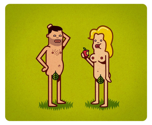 Les gens Adam et Eve art