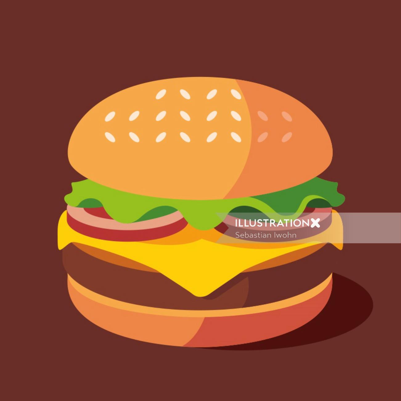Food & Drinks burger