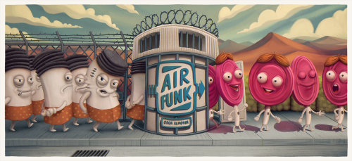 Air Funk 除臭剂广告海报