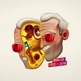 Conceptual art of Stan Lee for Tulzo Clothing Company