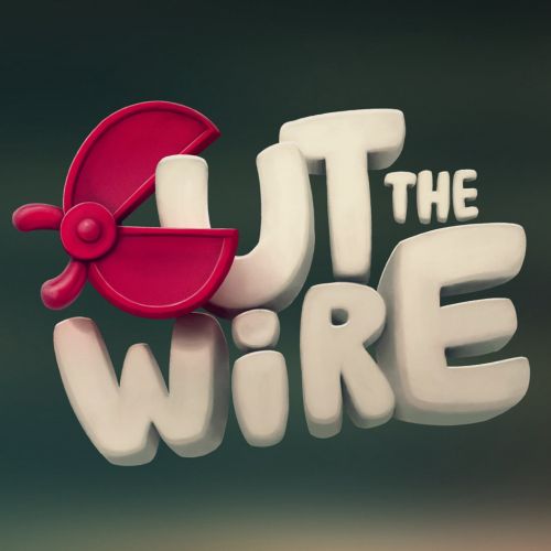 Cut the wire logo design