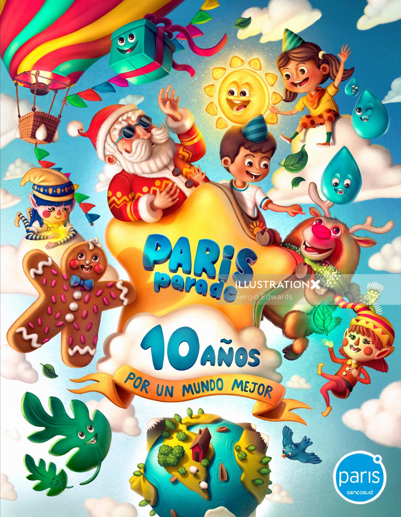 Disneyland Paris Parade poster design