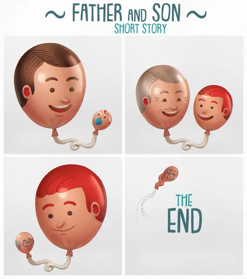Editorial of father and son short story