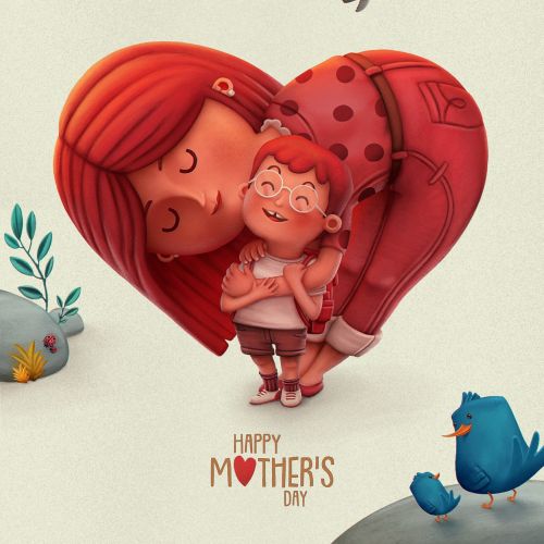 Happy mothers day graphic poster by Sergio Edwards