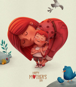 Afiche gráfico del feliz día de la madre de Sergio Edwards